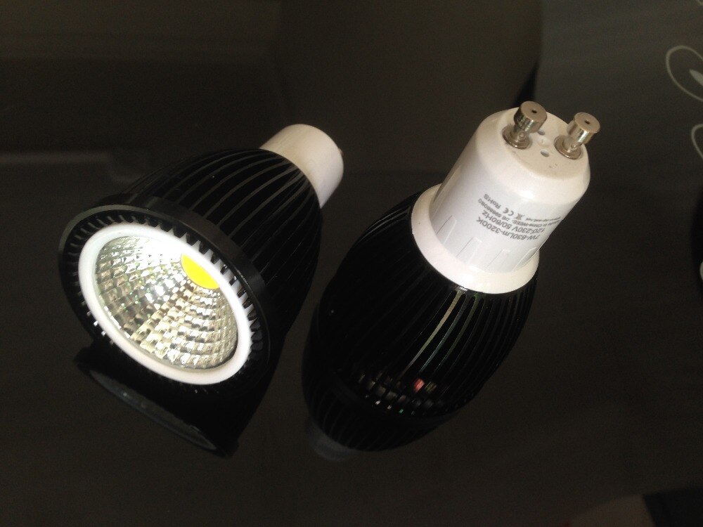 Led COB GU10/ MR16/ E2/ E14 / 3W 5W 7W Led 전구 램프 높은 밝기 따뜻한/차가운 흰색 Led 스포트 라이트  100 개/몫